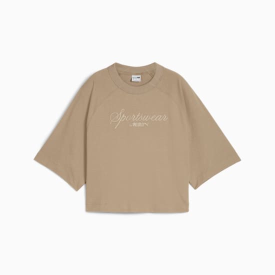 T shirt puma donna marrone outlet